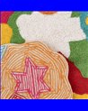 ALFOMBRA FLORES ALGODÓN INFANTIL 100 CM