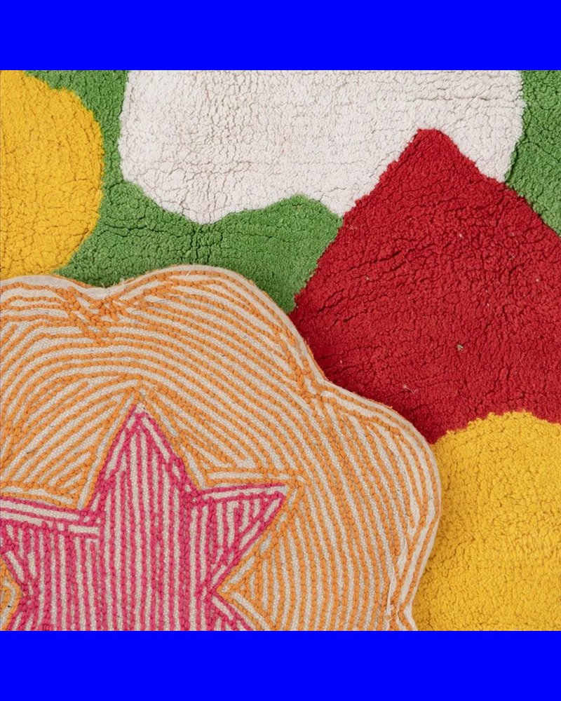 ALFOMBRA FLORES ALGODÓN INFANTIL 150 CM