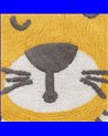 ALFOMBRA LEÓN AMARILLO ALGODÓN INFANTIL 100 CM
