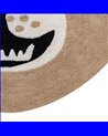 ALFOMBRA OSO MARRÓN ALGODÓN INFANTIL 100 CM