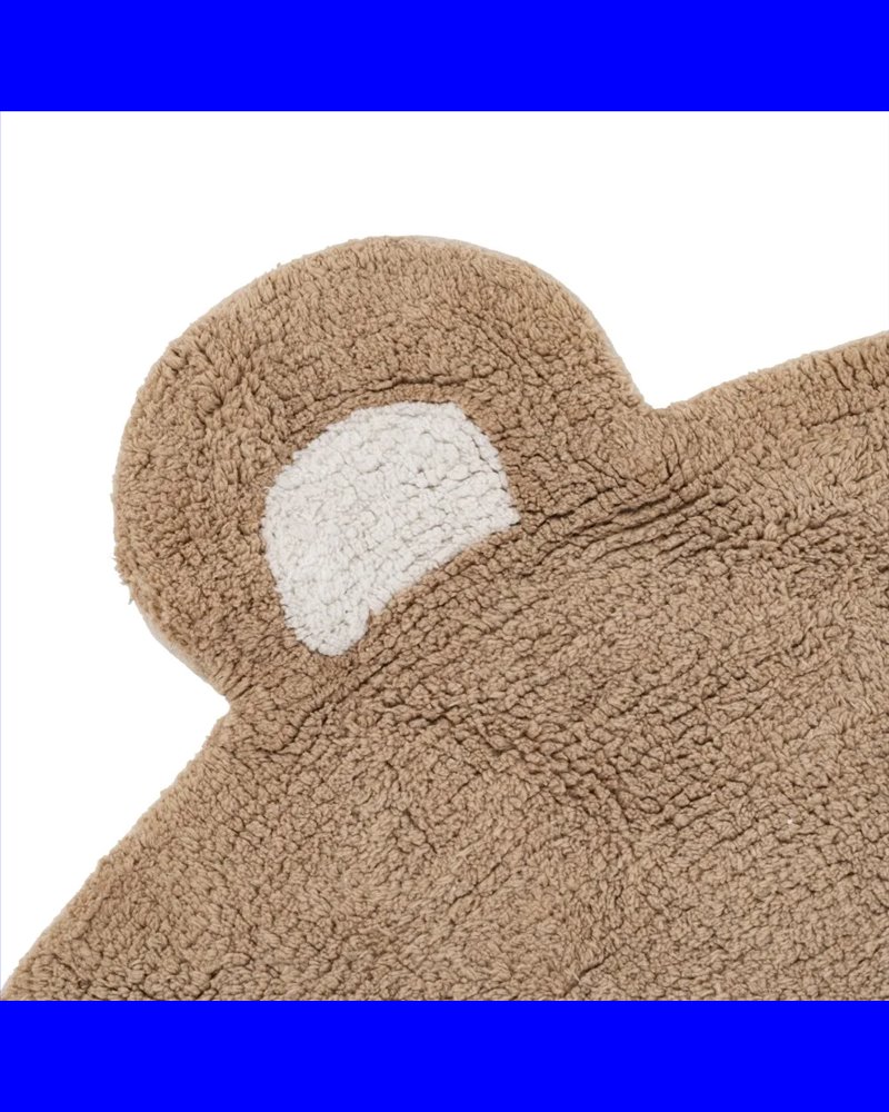 ALFOMBRA OSO MARRÓN ALGODÓN INFANTIL 100 CM
