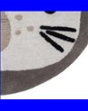 ALFOMBRA CONEJO GRIS ALGODÓN INFANTIL 100 CM