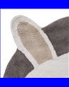 ALFOMBRA CONEJO GRIS ALGODÓN INFANTIL 100 CM