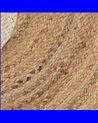 ALFOMBRA NATURAL YUTE DECORACIÓN 100 X 100 CM