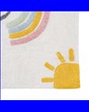 ALFOMBRA ALGODÓN INFANTIL DORMITORIO 175 X 90 CM
