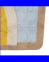 ALFOMBRA CIRCO AZUL ALGODÓN INFANTIL 150 X 110 CM