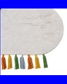 ALFOMBRA NUBE BLANCO ALGODÓN INFANTIL 100 X 60 CM