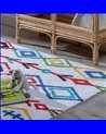 ALFOMBRA ÉTNICO ALGODÓN INFANTIL 175 X 90 CM