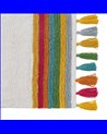 ALFOMBRA MAEVE BLANCO ALGODÓN INFANTIL 175 X 90 CM
