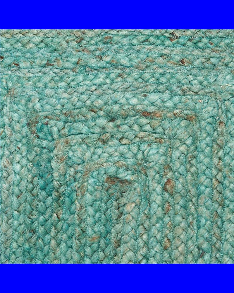 ALFOMBRA AZUL YUTE DECORACIÓN 170 X 70 CM