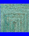 ALFOMBRA AZUL YUTE DECORACIÓN 170 X 70 CM