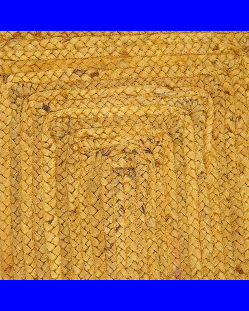 ALFOMBRA AMARILLO YUTE DECORACIÓN 170 X 70 CM