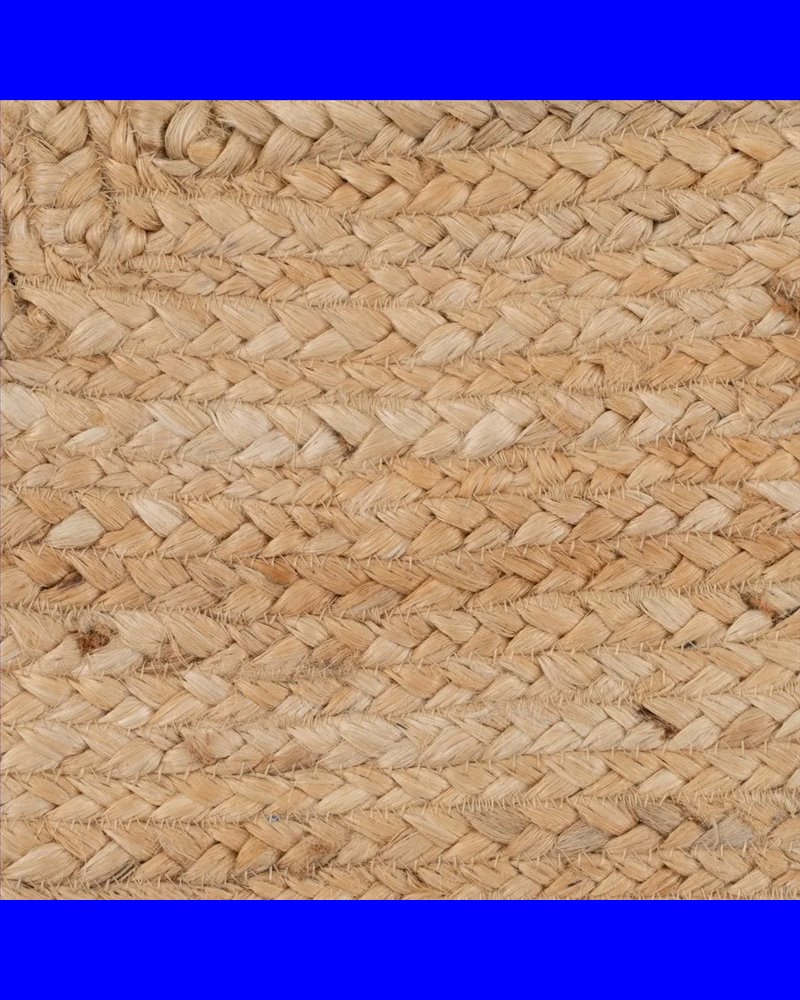 ALFOMBRA NATURAL-BLANCO YUTE DECORACIÓN 230 X 160 CM
