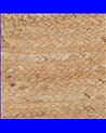 ALFOMBRA NATURAL-BLANCO YUTE DECORACIÓN 230 X 160 CM