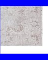 ALFOMBRA TAUPE POLIESTER-ALGODÓN 80 X 150 CM