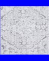 ALFOMBRA GRIS POLIESTER-ALGODÓN 80 X 150 CM