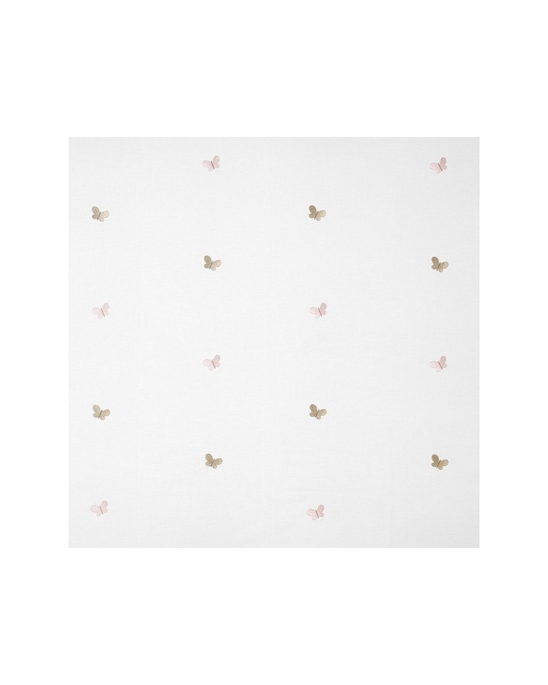 MWS29954101 PAPILLONS BRODES ROSE BEIGE