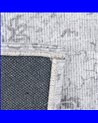 ALFOMBRA GRIS POLIESTER-ALGODÓN 80 X 150 CM