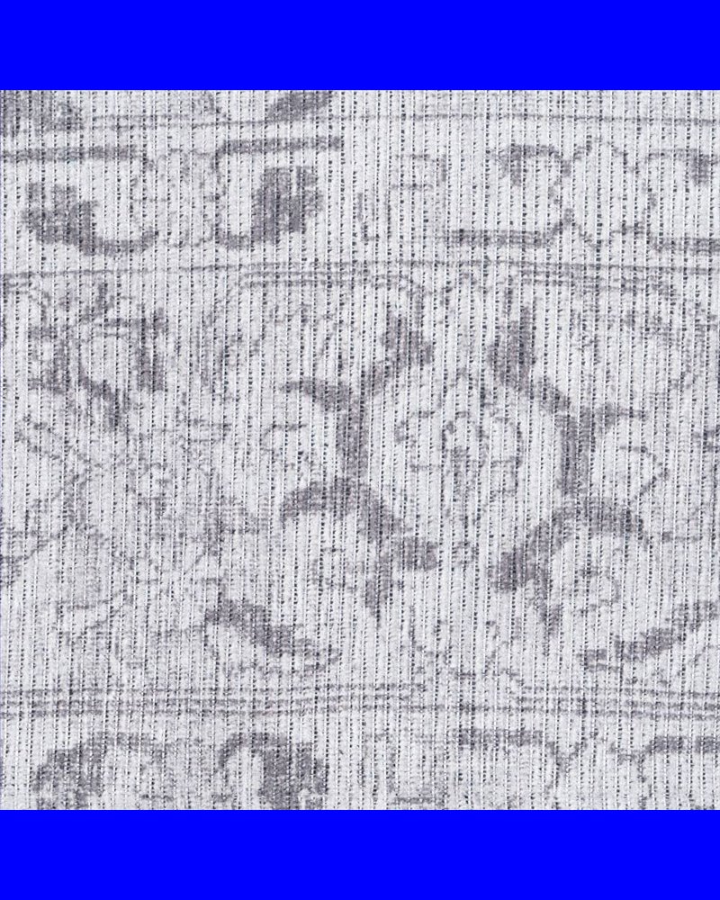 ALFOMBRA GRIS POLIESTER-ALGODÓN 160 X 230 CM