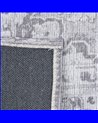 ALFOMBRA GRIS POLIESTER-ALGODÓN 160 X 230 CM