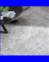 ALFOMBRA GRIS POLIESTER-ALGODÓN 80 X 150 CM