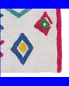 ALFOMBRA ÉTNICO ALGODÓN INFANTIL 160 X 120 CM