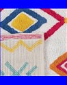 ALFOMBRA ÉTNICO ALGODÓN INFANTIL 160 X 120 CM