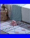 ALFOMBRA ÉTNICO ALGODÓN INFANTIL 135 X 100 CM