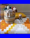 ALFOMBRA AZTECA ALGODÓN INFANTIL 160 X 120 CM