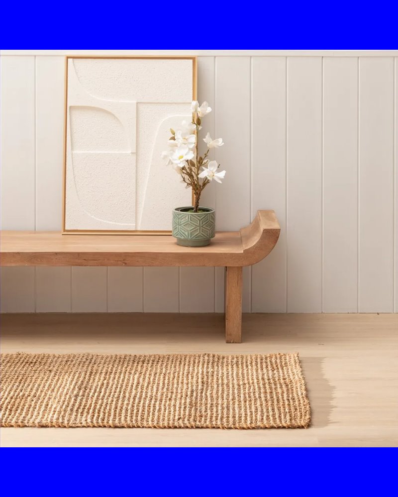 ALFOMBRA NATURAL FIBRA ALTEA DECORACIÓN 70 X 170 CM