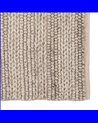 ALFOMBRA TAUPE TEJIDO DECORACIÓN 160 X 230 CM