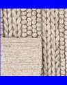 ALFOMBRA TAUPE TEJIDO DECORACIÓN 160 X 230 CM