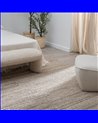 ALFOMBRA TAUPE TEJIDO DECORACIÓN 160 X 230 CM