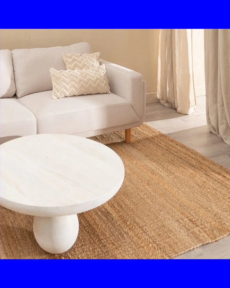 ALFOMBRA NATURAL YUTE ALTEA DECORACIÓN 160 X 230 CM