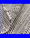 ALFOMBRA GRIS POLIESTER-ALGODÓN 80 X 150 CM