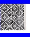 ALFOMBRA GRIS-BLANCO POLIESTER-ALGODÓN 80 X 150 CM