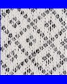 ALFOMBRA GRIS-BLANCO POLIESTER-ALGODÓN 80 X 150 CM