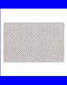 ALFOMBRA GRIS-BLANCO POLIESTER-ALGODÓN 120 X 180 CM