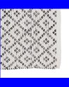 ALFOMBRA GRIS-BLANCO POLIESTER-ALGODÓN 120 X 180 CM