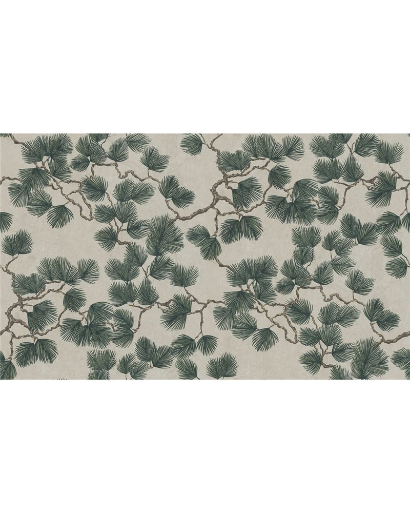 Pine Mural Green S10488 Pine Mural Green S10488