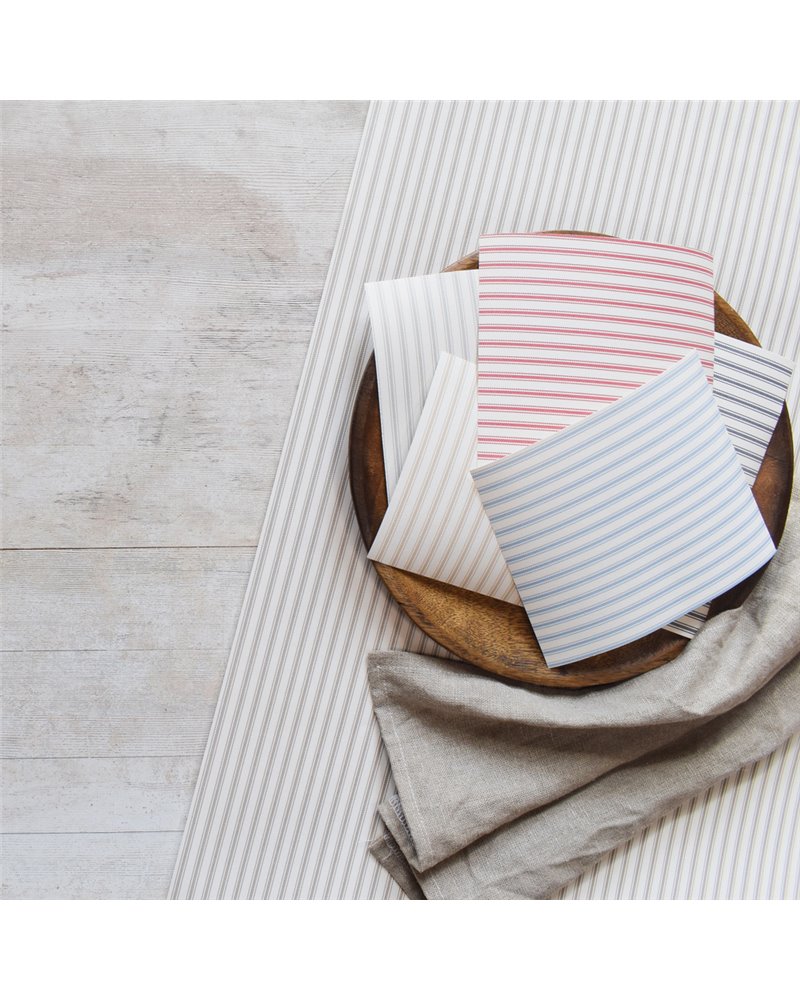 Ticking Stripe Flax WC044-016