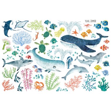 Coral Kingdom Wall Stickers W65801