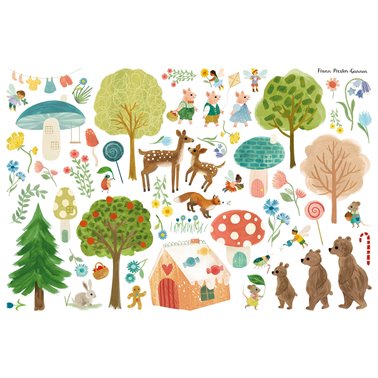 Fairytale Forest Wall Stickers W66001