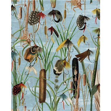 Fishing flies Blue WP20721