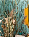 Aquatic plants Aquamarine Turquoise WP20716