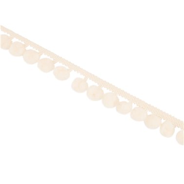 Mini Pom Braid Snow T13201