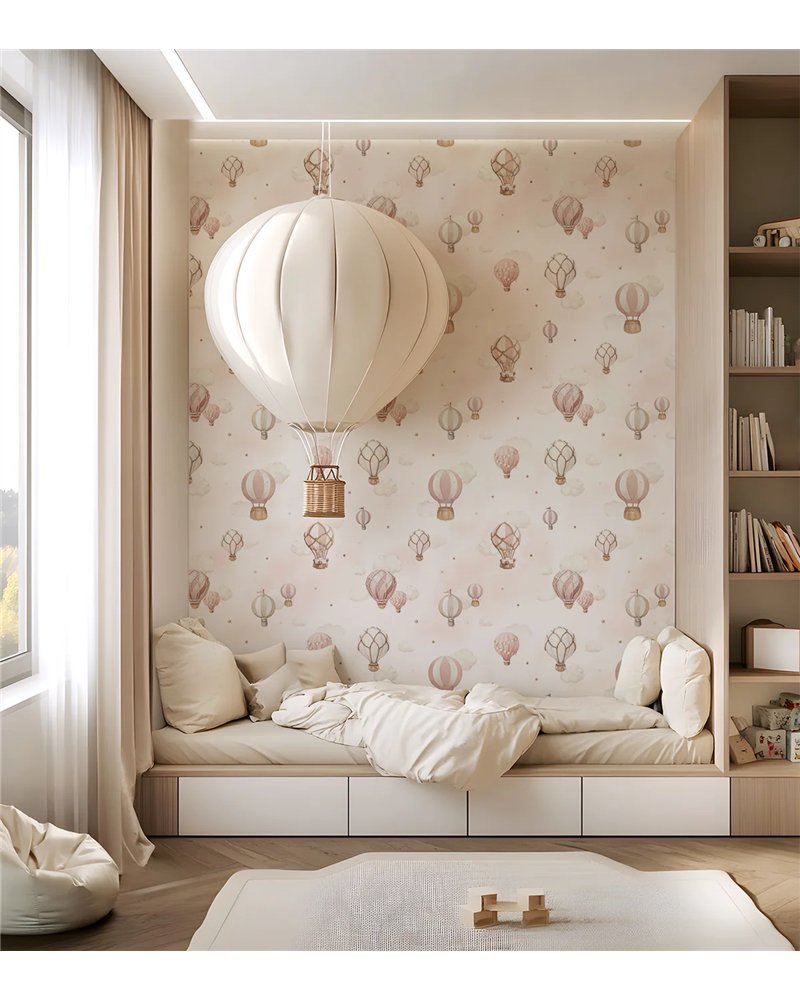 H0803 Selene Montgolfieres Roses