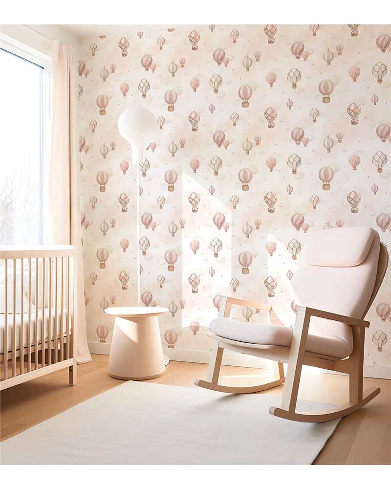 H0803 Selene Montgolfieres Roses