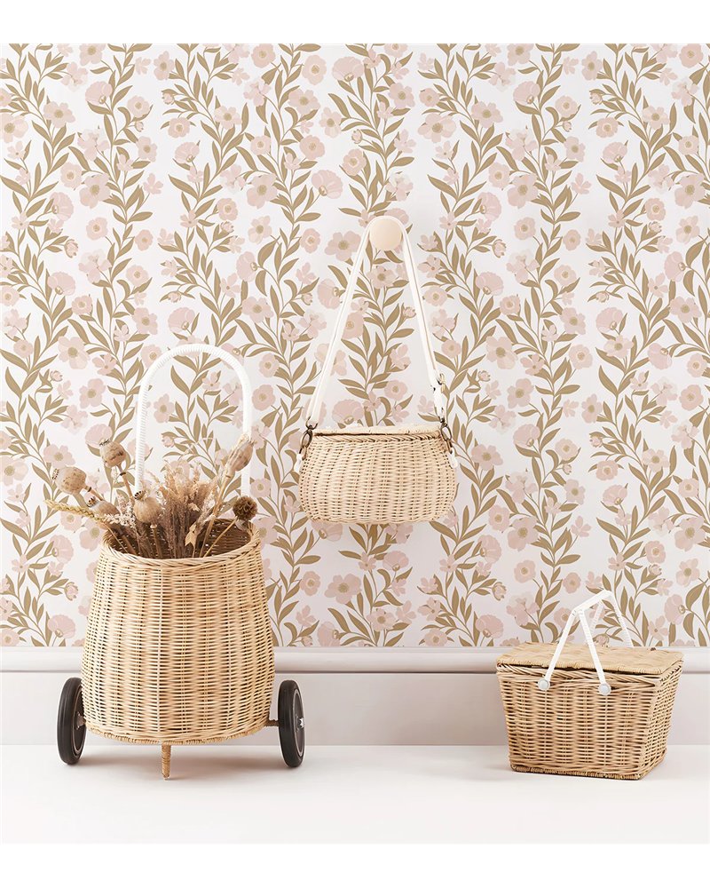 H0778 Guirlandes de Fleurs Beige