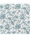 Peacock Toile Blue and Green AF57830